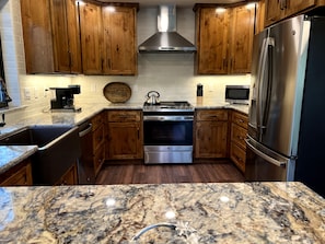 new remodeled kitchen.