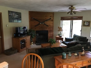 Family Room w/ Fireplace