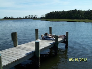 The dock and non-motorized boat ramp is only 1 mile - easy walk - bike - drive