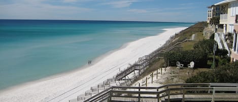 Deck view looking West to Destin.