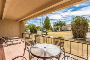 All weather covered patio.