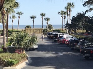 Beautiful ocean view from our balcony.