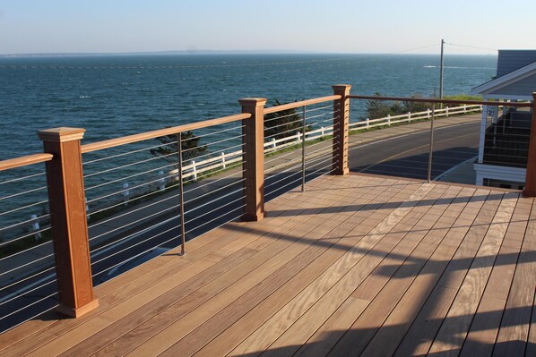 Brand new second floor deck