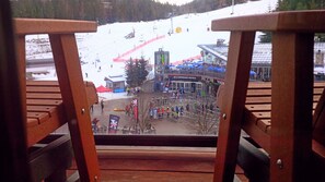One of two decks overlooking the mountain.  