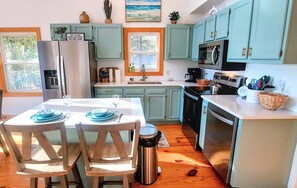 The kitchen has everything you need to make the perfect meal.