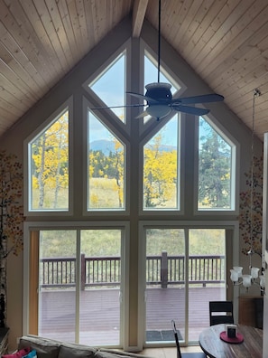 Pikes Peak Views from Living room