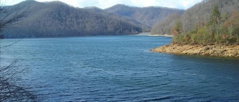 View of main lake from the cove