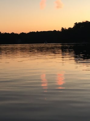 Gorgeous lake sunset