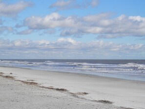 Beach in front of Villamare