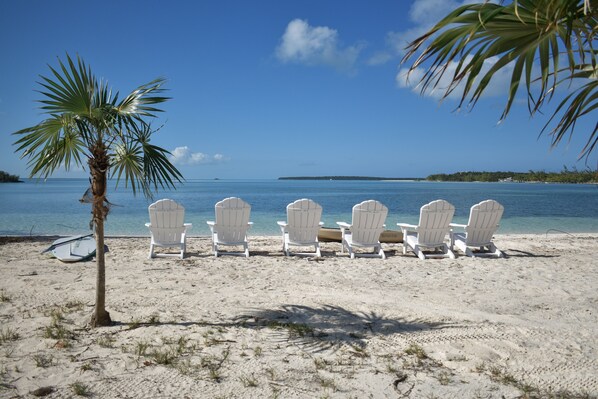 Private beach on Coco Bay for Bahama House guests