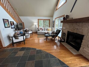 Main living area with open floor plan.