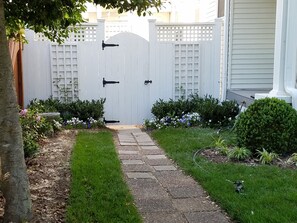 Gate to upstairs apartment