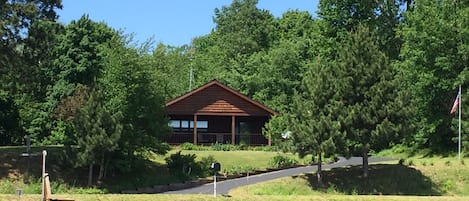 View of property from lake