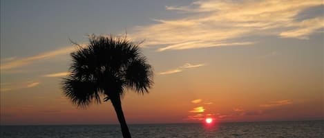 Sunset from the balcony