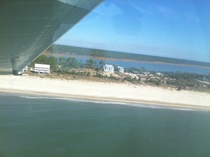 Aerial view of Indian Pass peninsula.  837 is in the middle of the picture.  