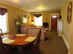 Dining and Living Areas from Hall