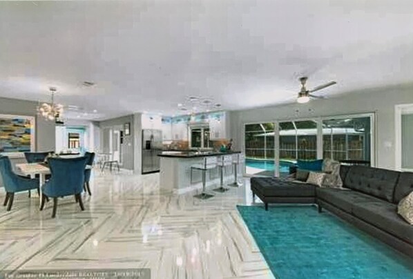 Open floor plan
