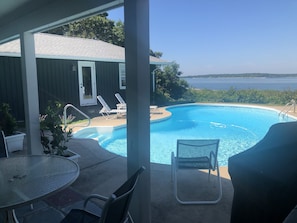 Porch and pool