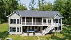 Lake side of house