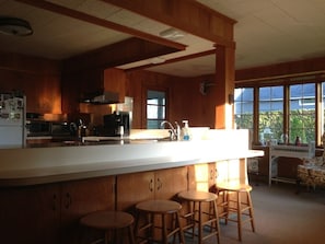 A wonderful large eat-in kitchen and family room. Great room to entertain!