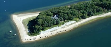 Property and house from above