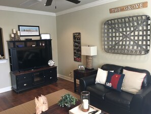 Living room with Smart TV