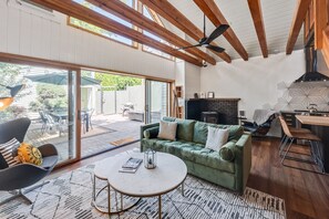 Cottage room facing courtyard