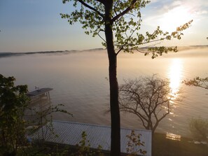 Lake view from road