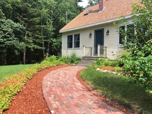 New walkway to front entrance