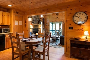 Kitchen / living area. New Amish built dining table and chairs not pictured.