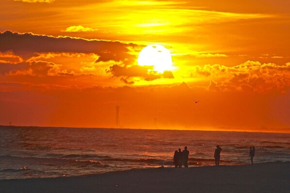 Sunset from our Beach