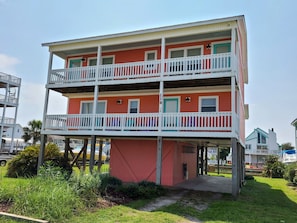 Front view of house from street.