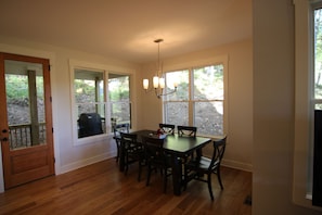 Dining Room - extender and two extra chairs available