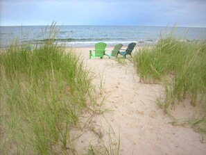 Beach on Lake Michigan