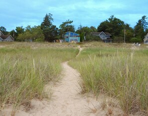 Cottage viewed from Beach