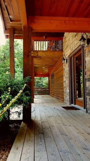 Front Porch with Private Upper Deck