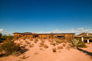 As you enter the property, you will be greeted by our one of a kind property!