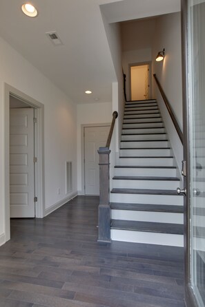 Spacious entry way with 1st floor bedroom/bath and garage access. 