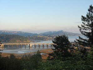 The view includes Tiburon, Belvedere, Angel Island and even the East Bay.