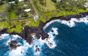 unimpeded view of coastline