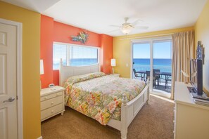 Master #1 with King bed large closet and  balcony access to the gulf views.