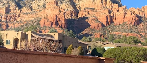 Front patio views of Thunder Mountain 