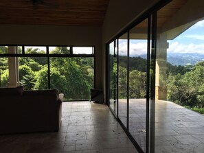 View from entryway - inside and outside living spaces