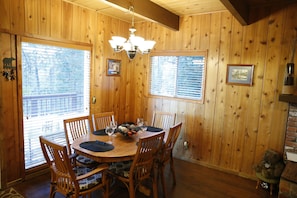 View of dining area