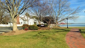 View of House (on left) and St. Michaels Harbor from Town Park 