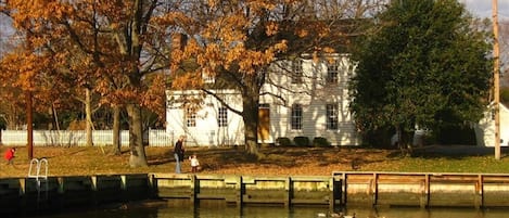 Thomas Harrison House looking from St. Michaels Town Harbor