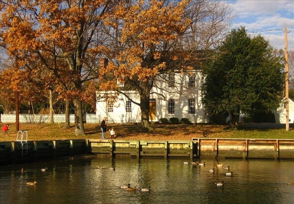 Thomas Harrison House looking from St. Michaels Town Harbor