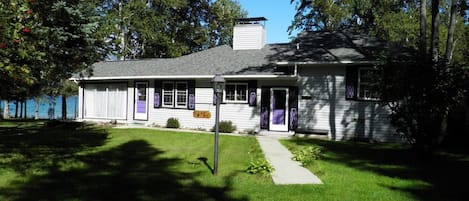 Front view of cottage