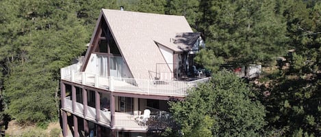 aerial view of the white house