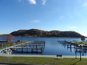 Blick von der Unterkunft